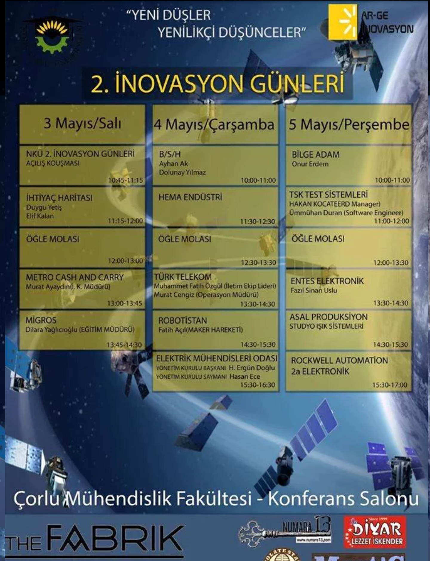 NKU Arge ve Inovasyon Gunleri